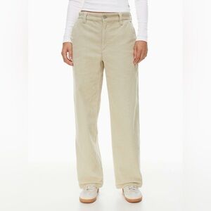 ARITIZIA TNA | Ripcord corduroy pant seafoam green| size 4